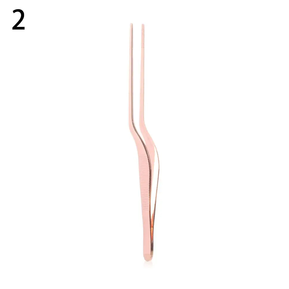 Tongs Utensils Bbq Tweezer Food Clip Stainless Steel