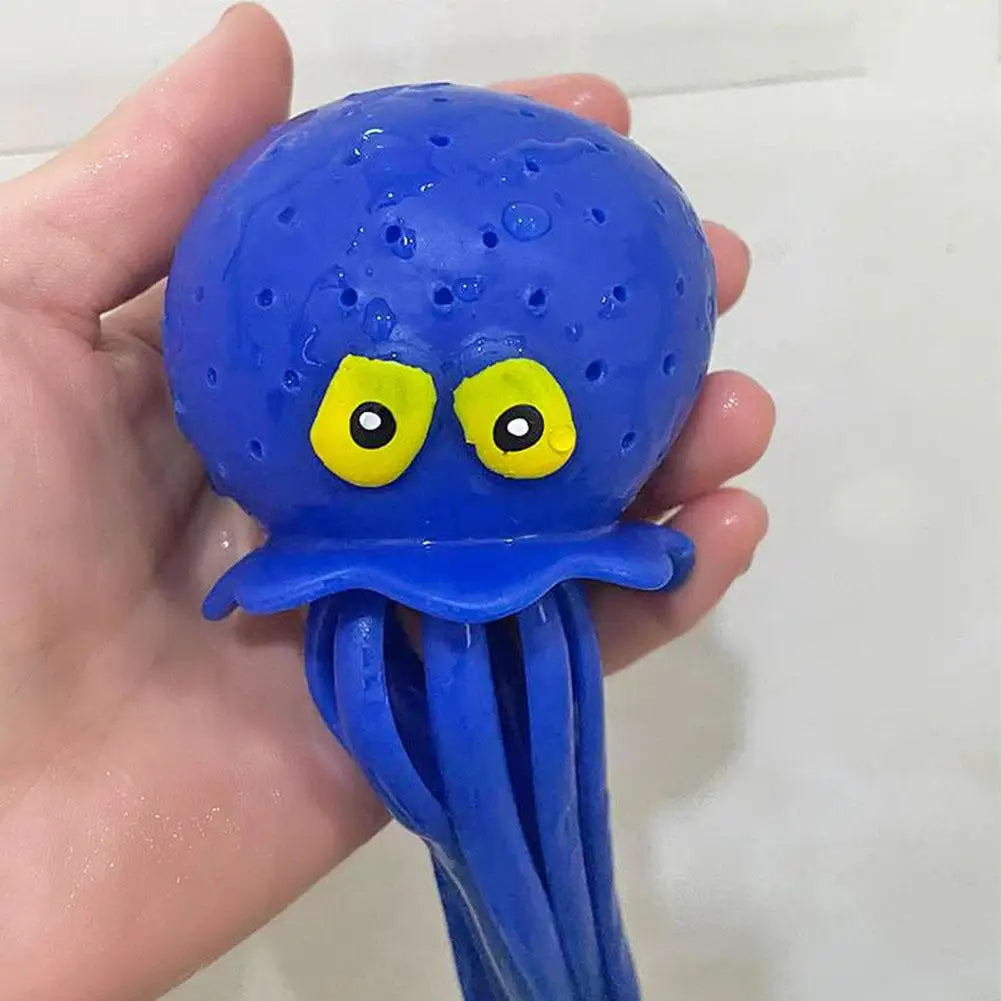 Baby Bath Toys Sponge Water Absorbing Octopus Squeezing