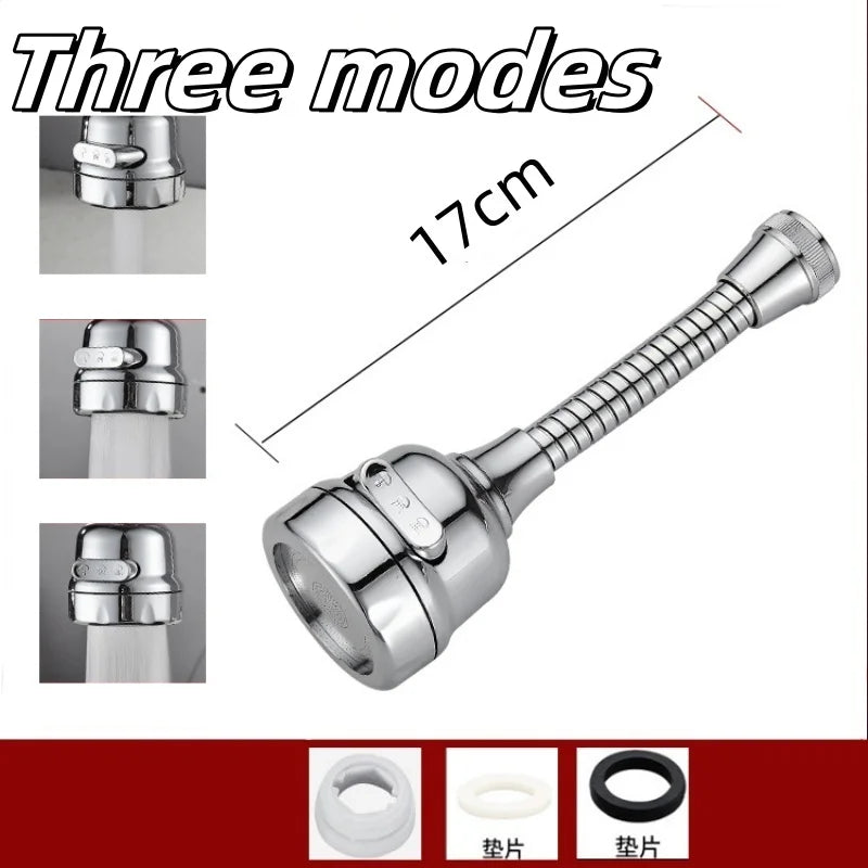 2/3 Modes Sink Faucet 360 Rotation Filter Extension