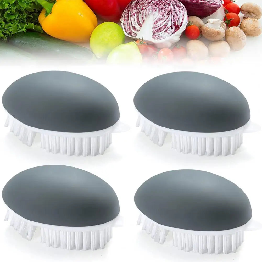 Vegetable Brush Vegetable Fruit Brush Stiff Bristles Non-Slip