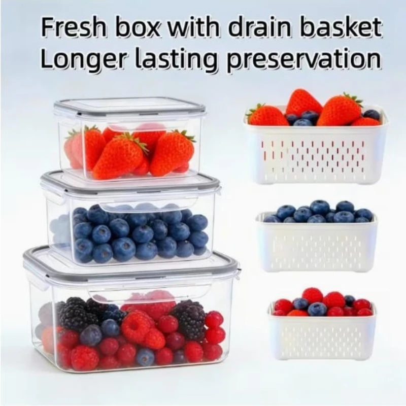 4/6pcs/Set Leak-Proof Food Storage Containers-Airtight Stackable