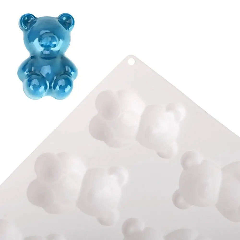 6/8/12 Cells Baking Cake Molds Little Bear Shape