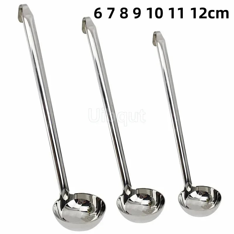 Stainless Steel Long Handle Ladle Serving Spoon Big