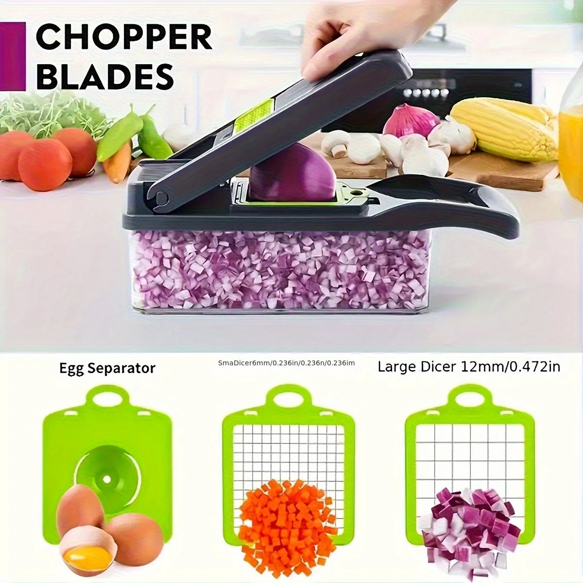 14/16 Pcs/Set Slicer Vegetable Cutter Dicer Shredder Variety