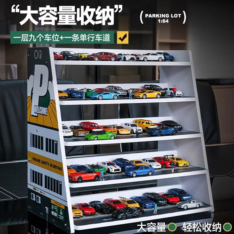 Collector 1/64 Trapezoidal Parking Lot Storage Rack Alloy