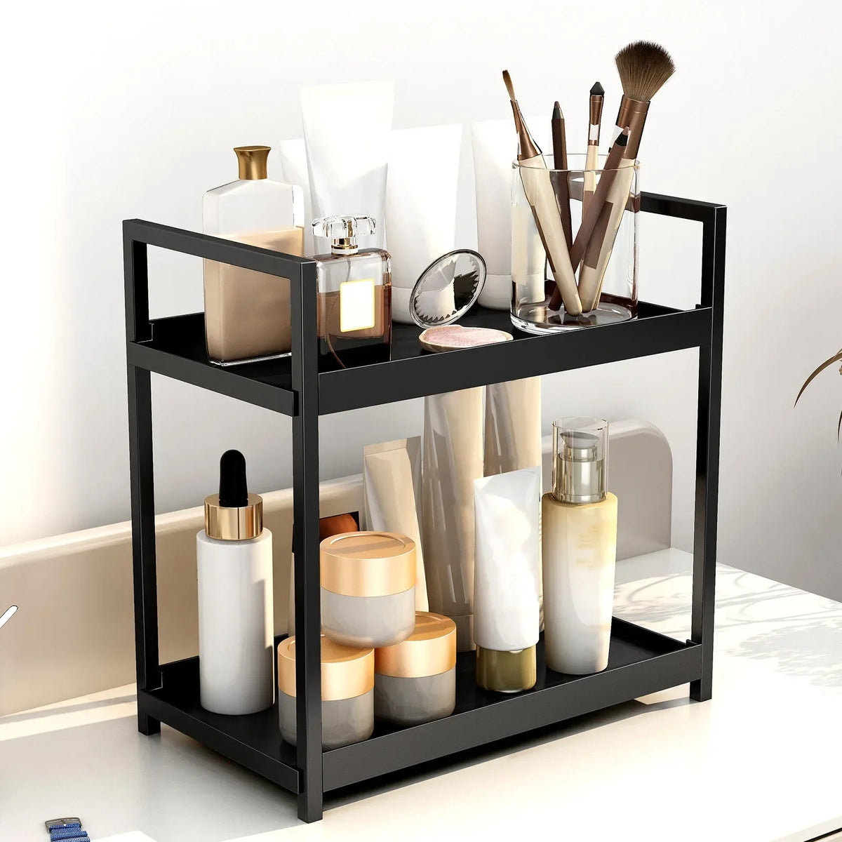 Tier Under Sink Organizer Sliding Cabinet Basket Organizer