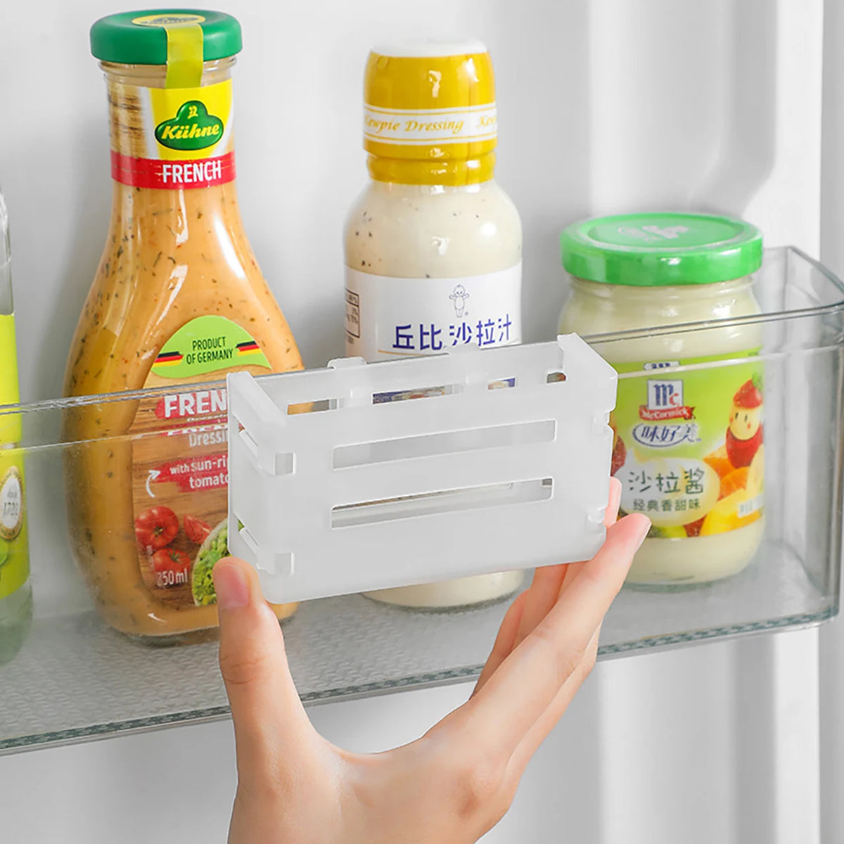 Scalable Fridge Food Organizer Container Refrigerator Side Door