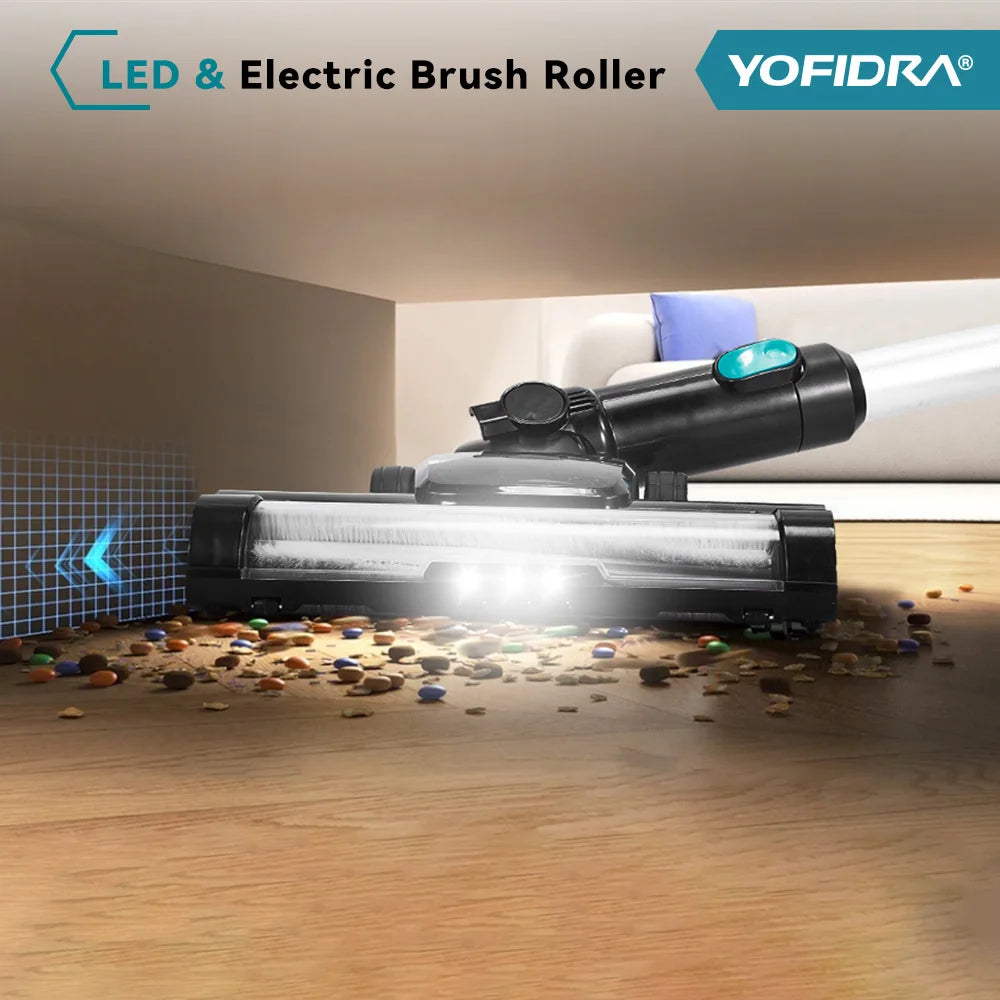 Yofidra Brushless Electric Vacuum Cleaner 1800w Cordless Powerful