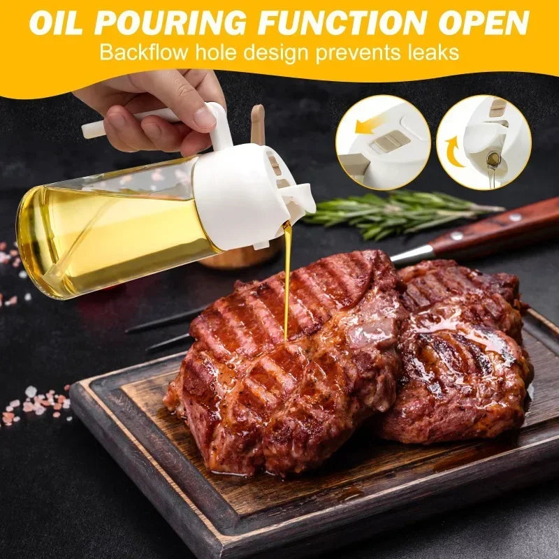2pcs Oil Spray Dispenser Sprayer Pourer Oil Empty
