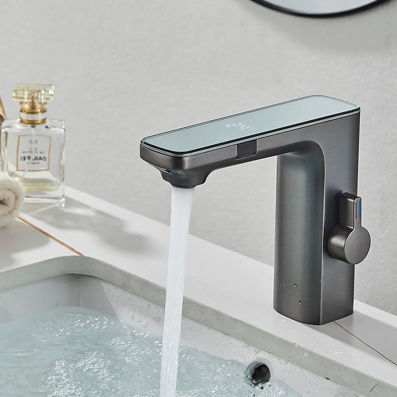 Smart Sensor Led Faucet Bathroom Basin Infrared Faucet