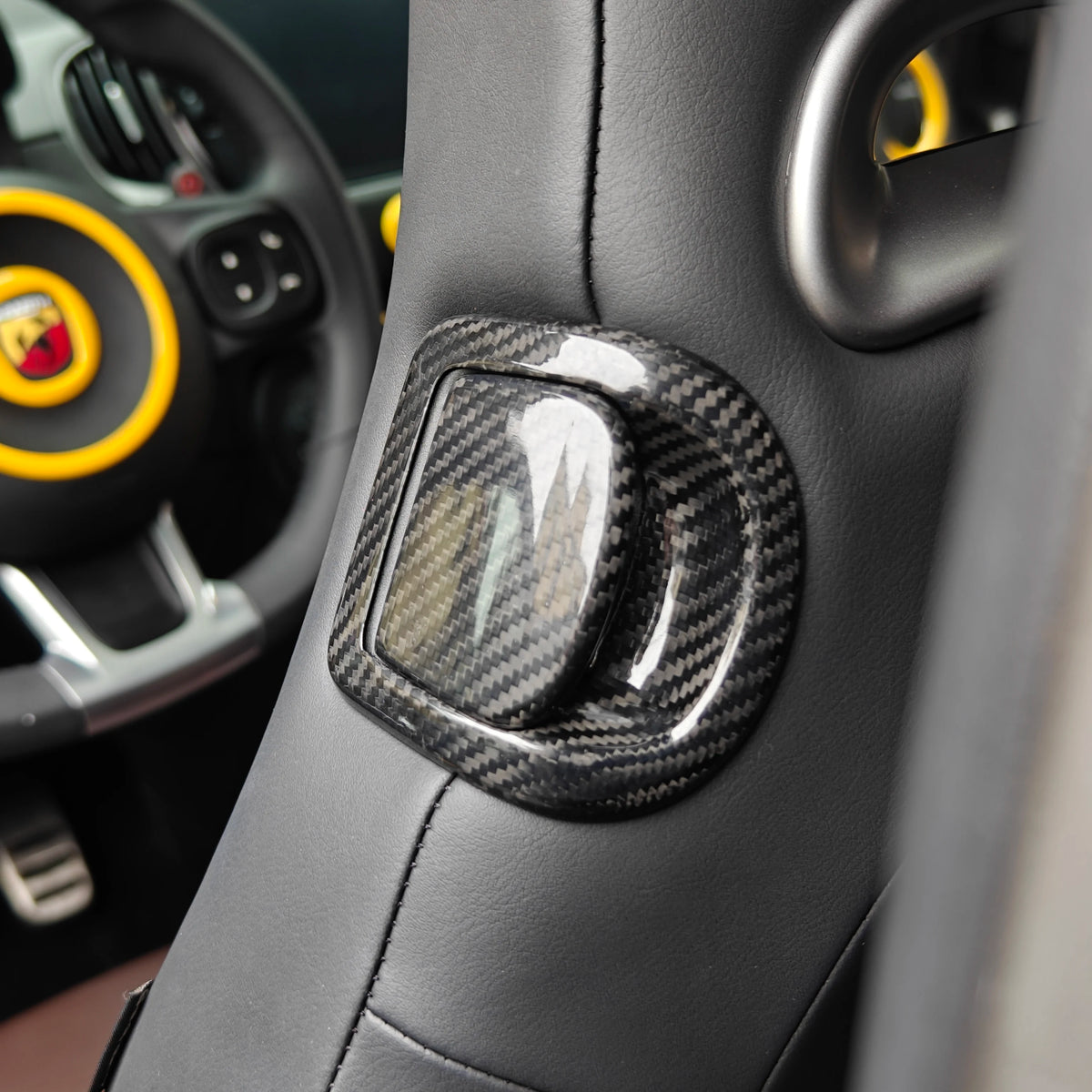 Brand Racing Style Rear Seat Genuine Carbon Fiber