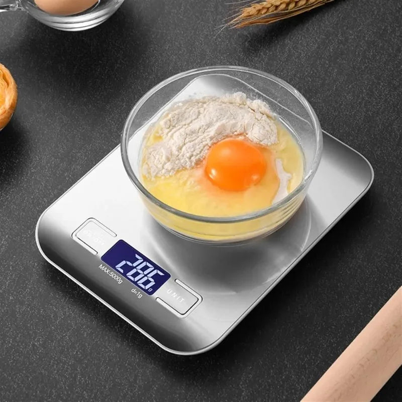 Digital Scale Stainless Steel Platform - 5/10kg Lcd