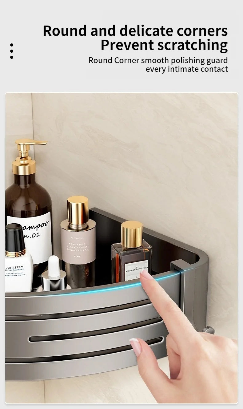 No Need To Drill Walls Installation Aluminum Bathroom