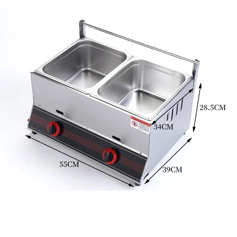 Gas Deep Fryer Chips Chicken Maker Lpg 10l
