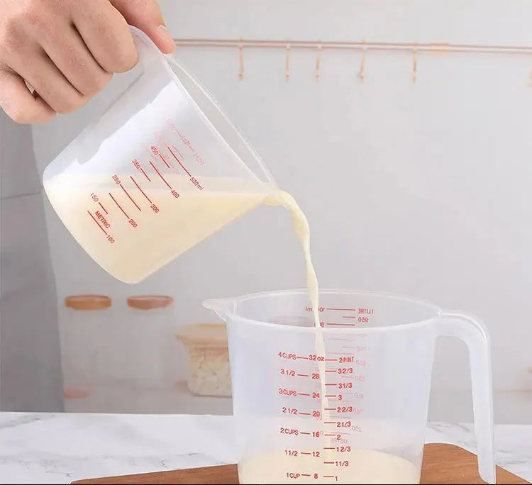 3pcs 250/500/1000ml Measuring Cups Easuring Cup Plastic Jug