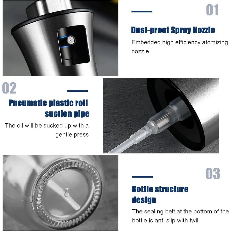 Oil Sprayer Cooking 200ml Olive Oil Sprayer Mister