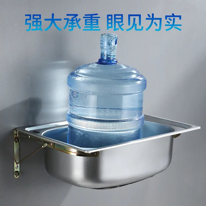 Wall-Mounted Sus304 Stainless Steel Washing Pool Sink Hand