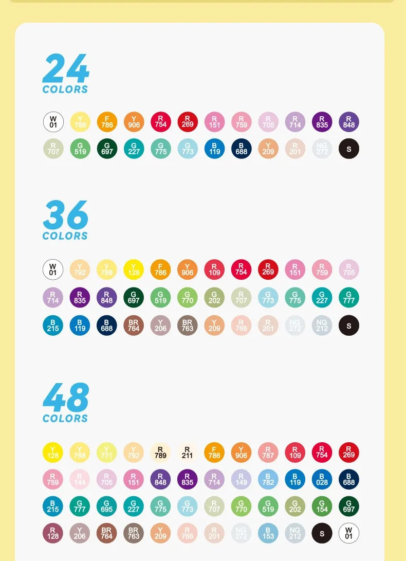 84/12 Colors Direct-Liquid Acrylic Marker Pen Waterproof Pen
