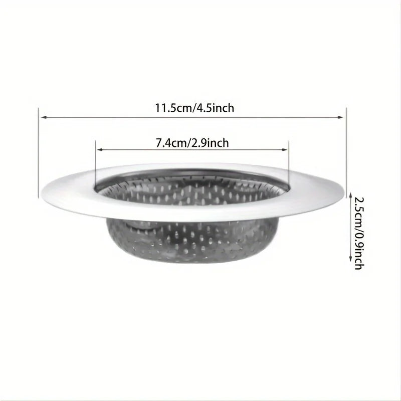 2pcs Sink Strainer Stainless Steel Sink Drain Strainer