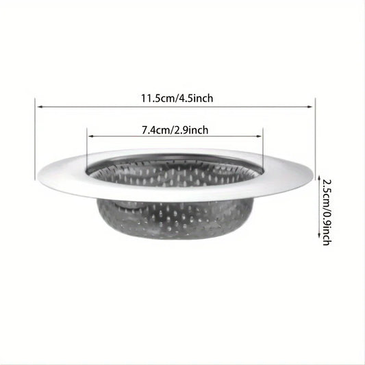 2pcs Sink Strainer Stainless Steel Sink Drain Strainer