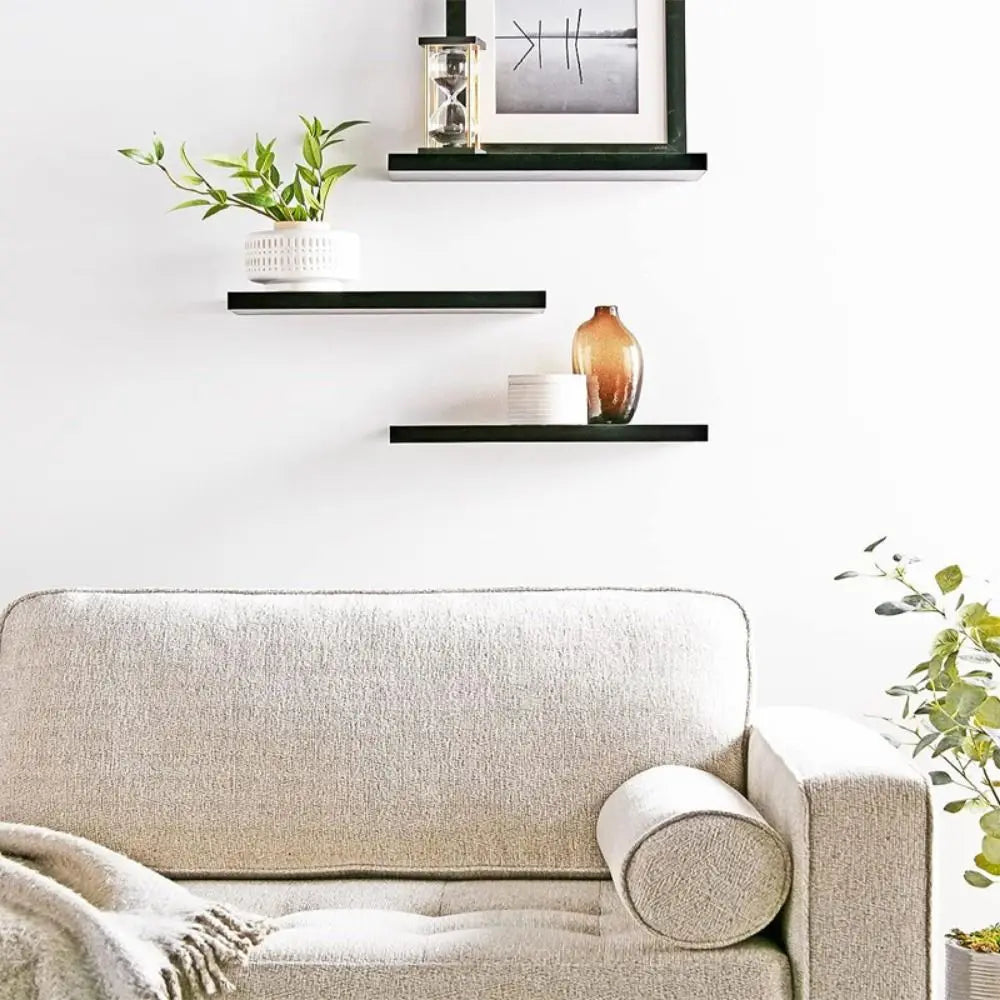 Wooden Hanging Storage Rack Durable Wall Mounted Hanging