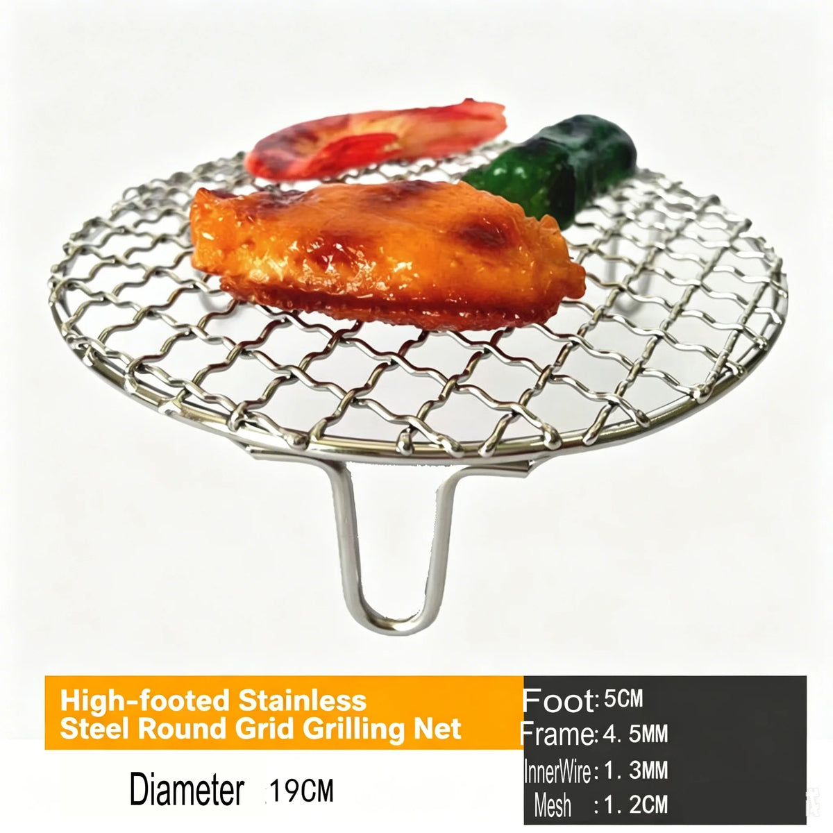 304 Stainless Steel Round Grill Rack Cm Height