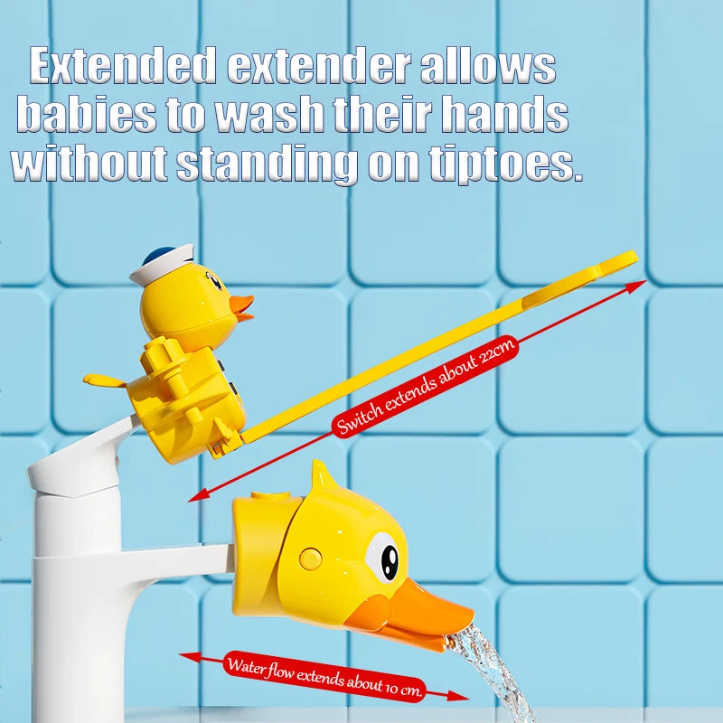 Children Cartoon Faucet Extender Bath Toys Kids Hand