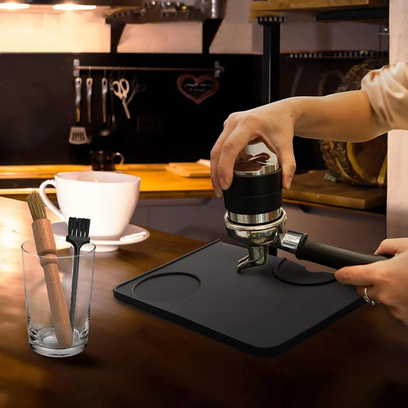 Silicone Coffee Tamper Mat Anti-Skid Espresso Silicone Mat