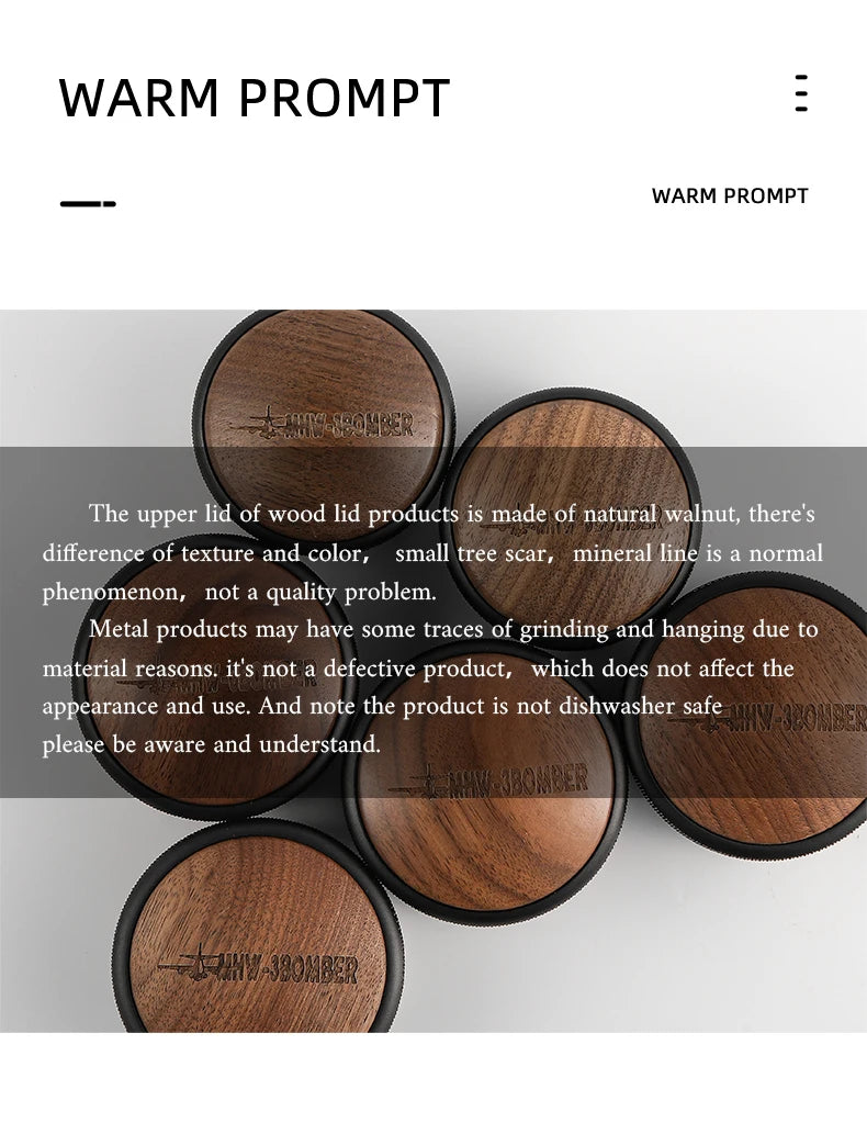 Mhw-3bomber 51/53/58mm Espresso Tamper Coffee Distributor
