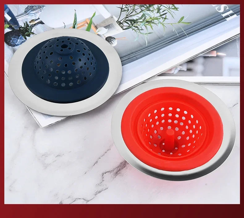 Silicone Floor Drain Drains Filter Screen Anti Clogging