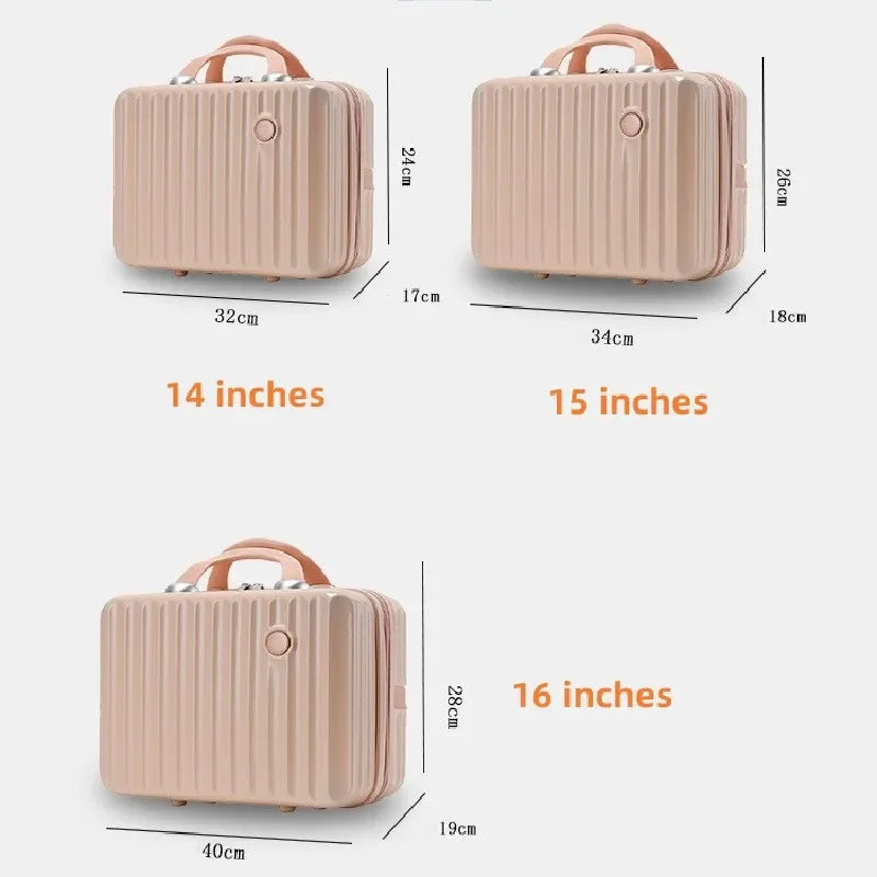 16 Inch Large Capacity Lightweight Luggage Case Female