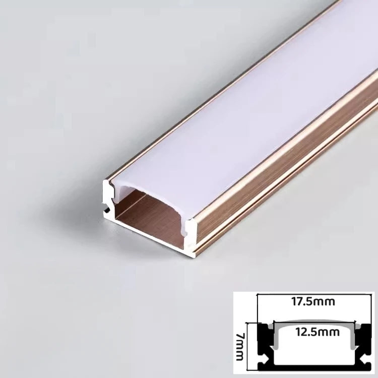 Rose Gold U/Yw Style Led Aluminum Profile 5050