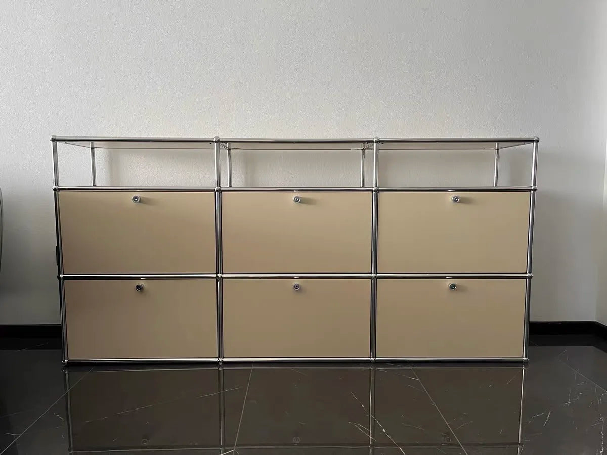 Modern Module Living Room Cabinet Stainless Steel Tv