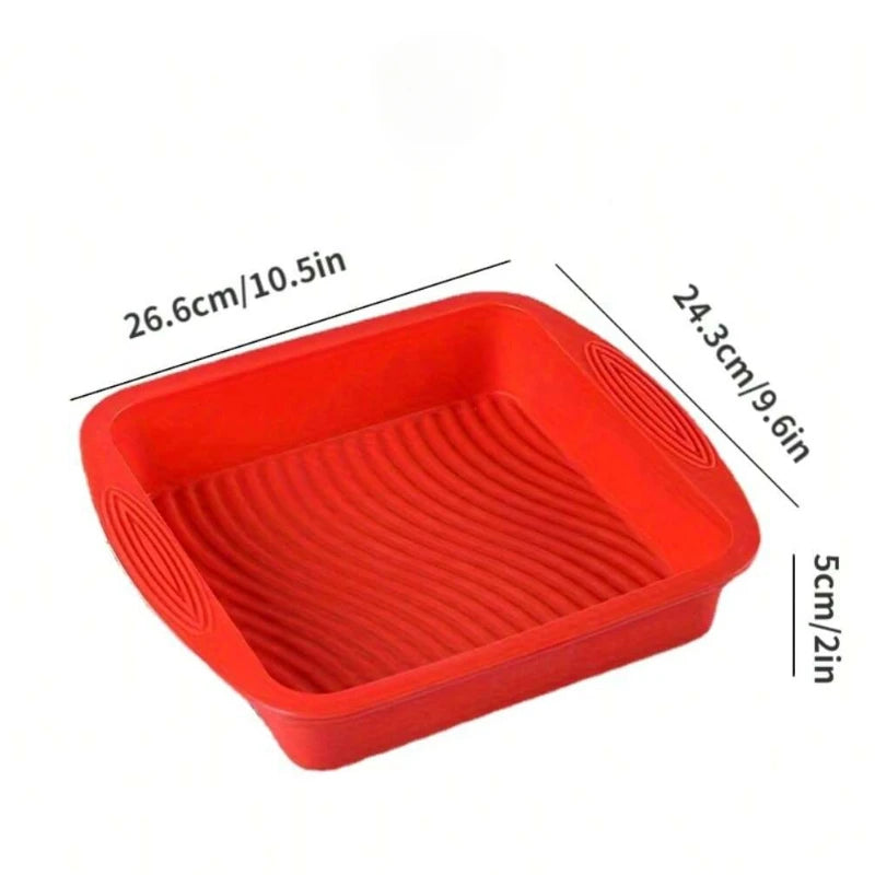 Silicone Heart Shaped Cake Pans Nonstick Reusable Round