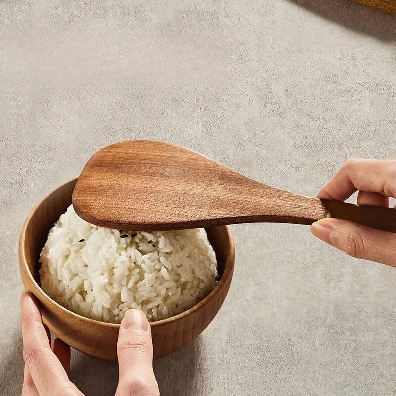 Cooker King Ebony Wood Cooking Non-Stick Pan Spatula