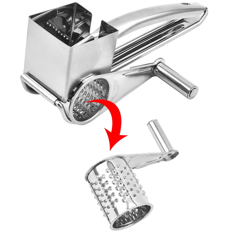 Holaroom Stainless Steel Cheese Slicer Shredder Drums Blades