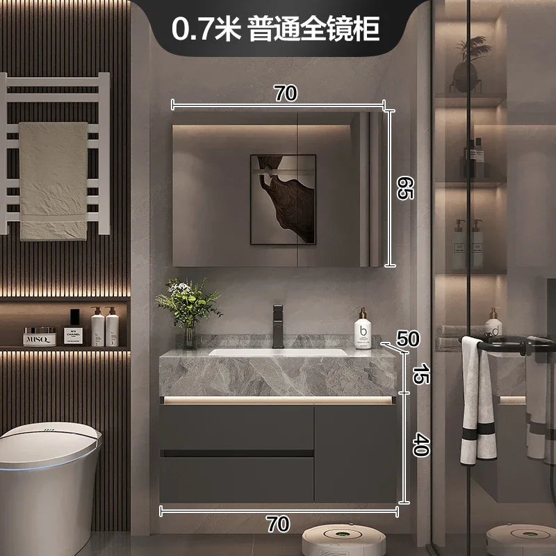Paper Drawers Bathroom Cabinet Organizer Storage Mirror Toilet