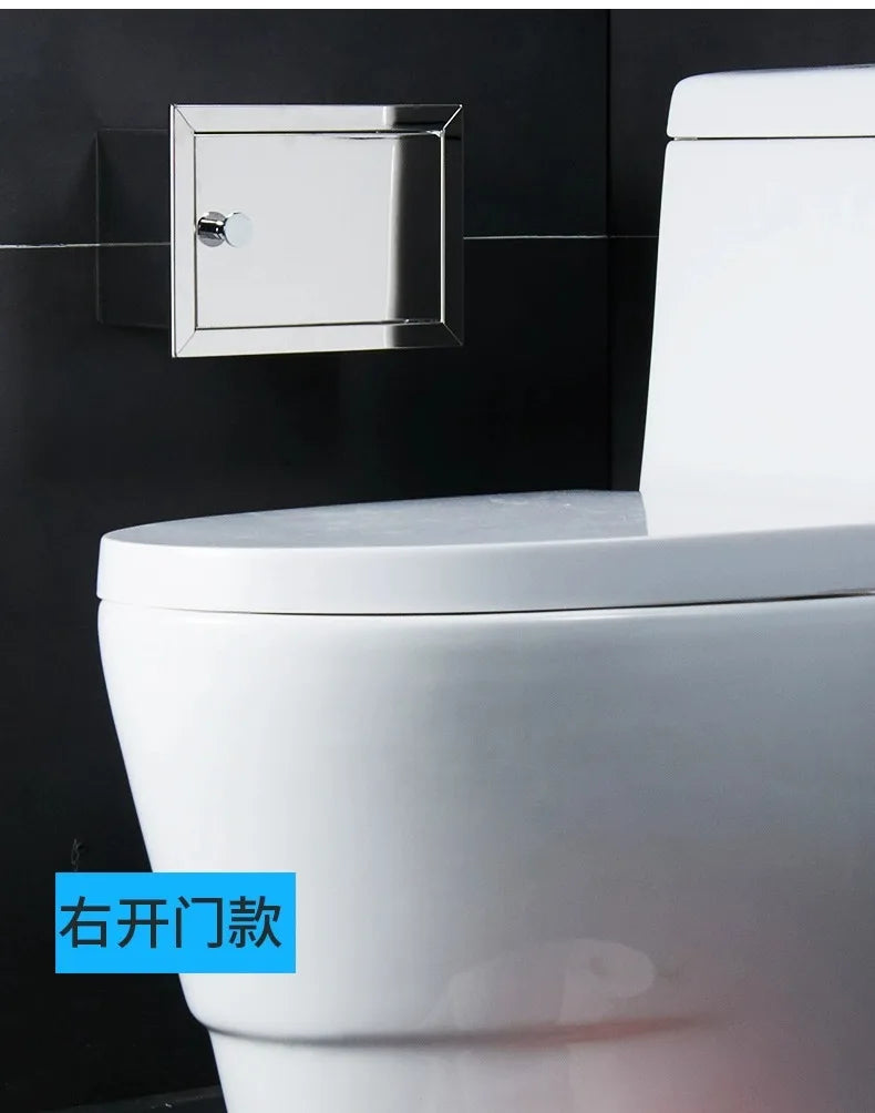 Recessed Matte Black Recessed Toilet Paper Roll Holder