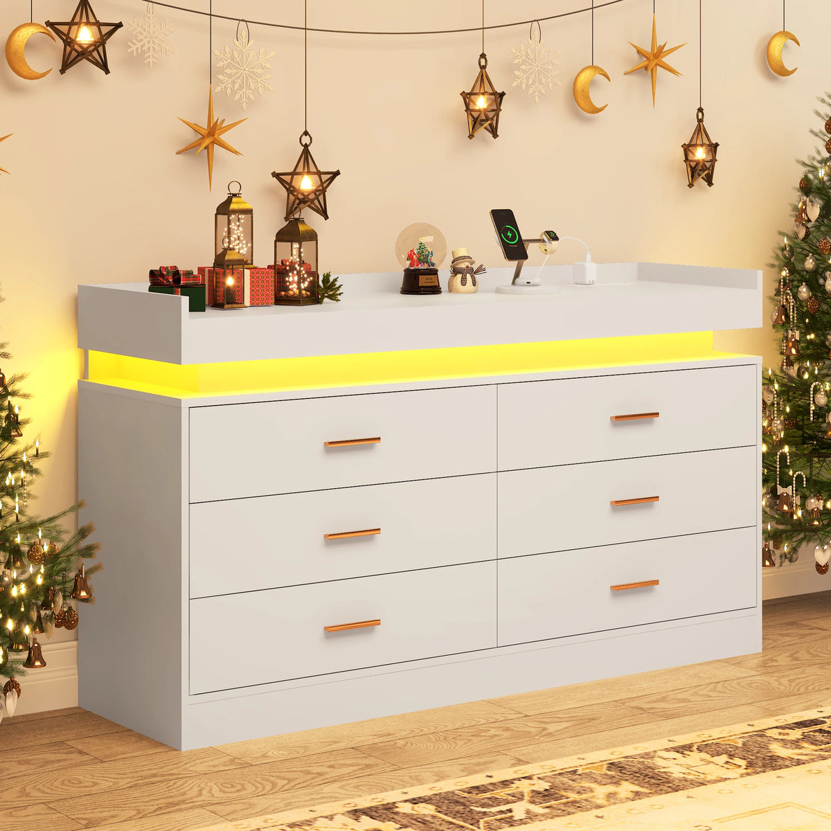 Drawer Dresser 46 Modern Chest Of Drawers Closet