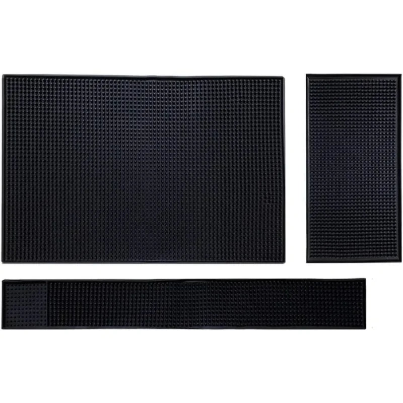 Bar Mat Rubber Dish Drying Mat Countertop Non