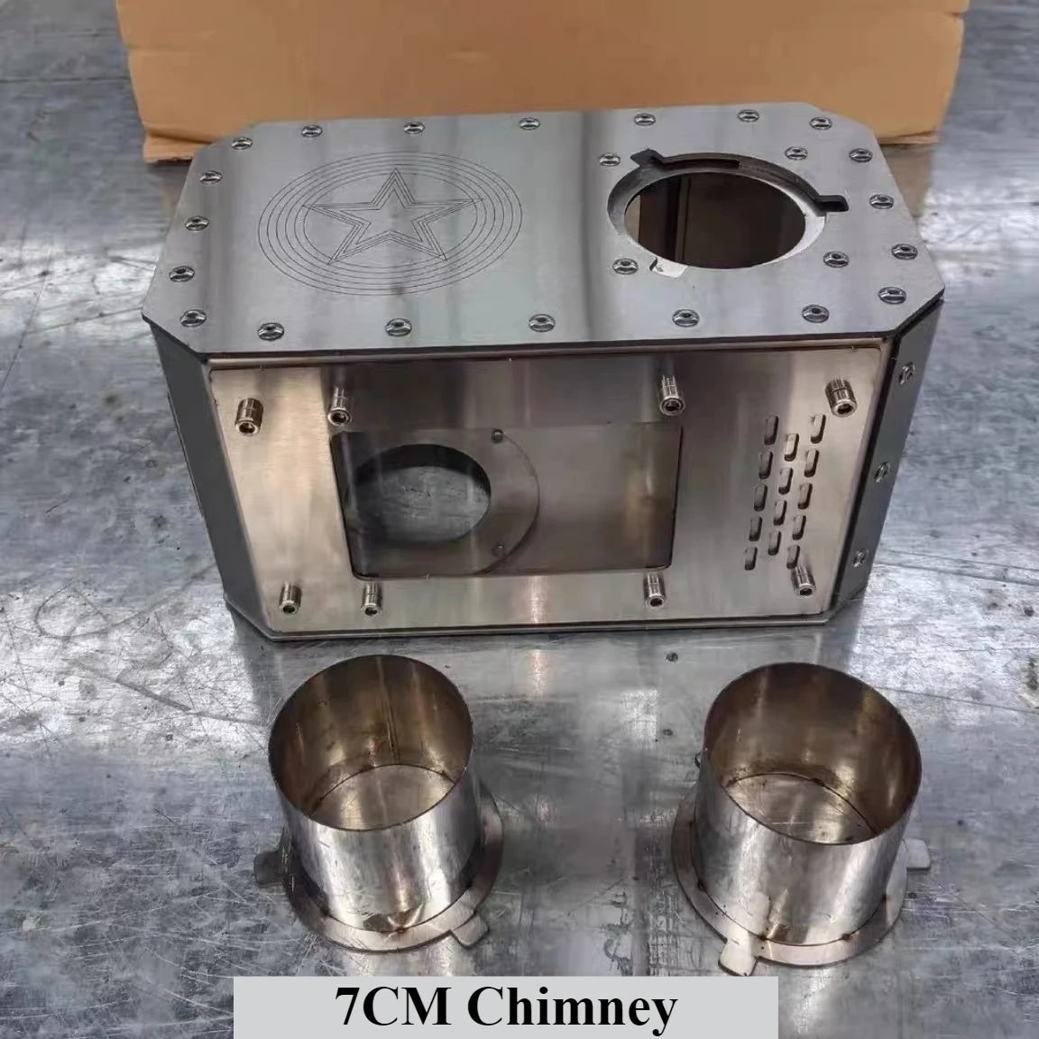 Camping Firewood Stove Anti Spark Mars Heating Chimney