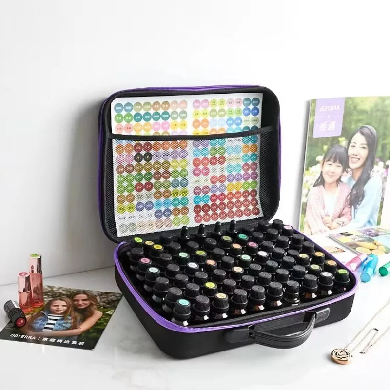 70 Slots 10ml 15ml Travel Essentials Oil Case