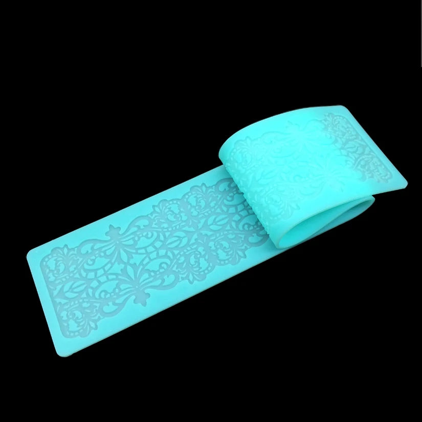 Silicone Lace Fondant Cake Decorating Baking Mat Embossing
