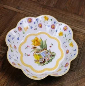 German Weibao Christmas Tableware Flat Plate Round Dinner