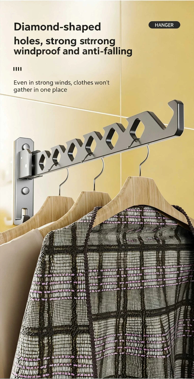 Clothes Drying Rack Collapsible Adjustable Angle Clothes Hanger