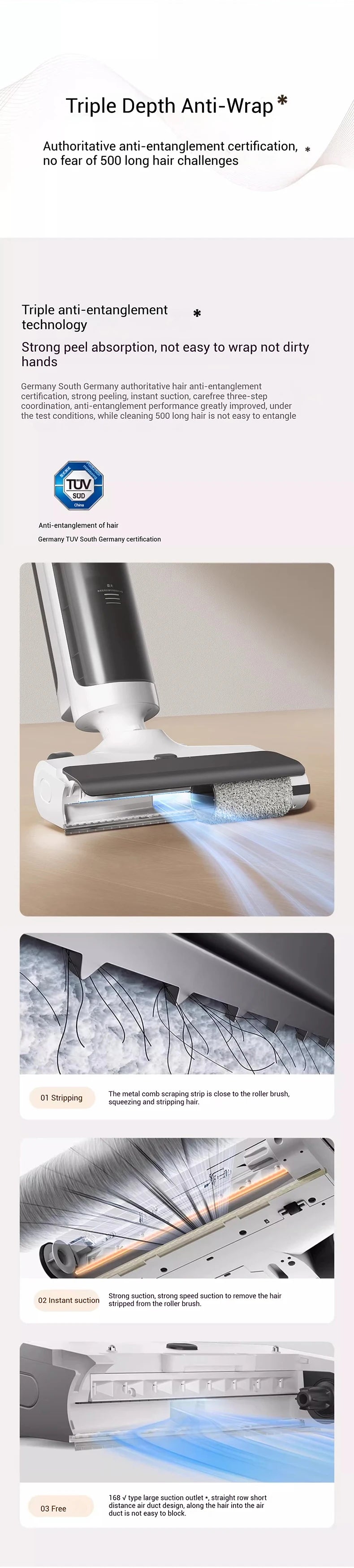 Xiaomi Mijia Wireless Anti-Tangle Floor Washer 4c Wet