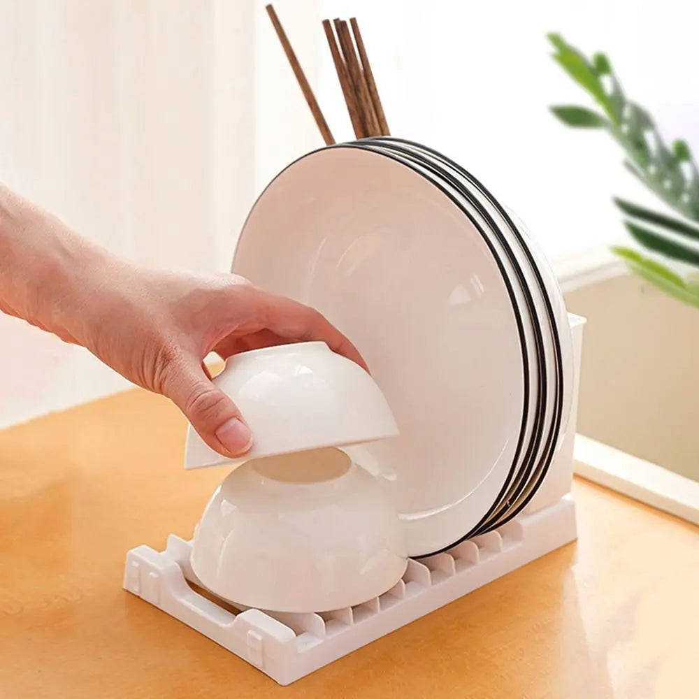 Plastic Foldable Dish Drying Rack In Space-Saving Utensils