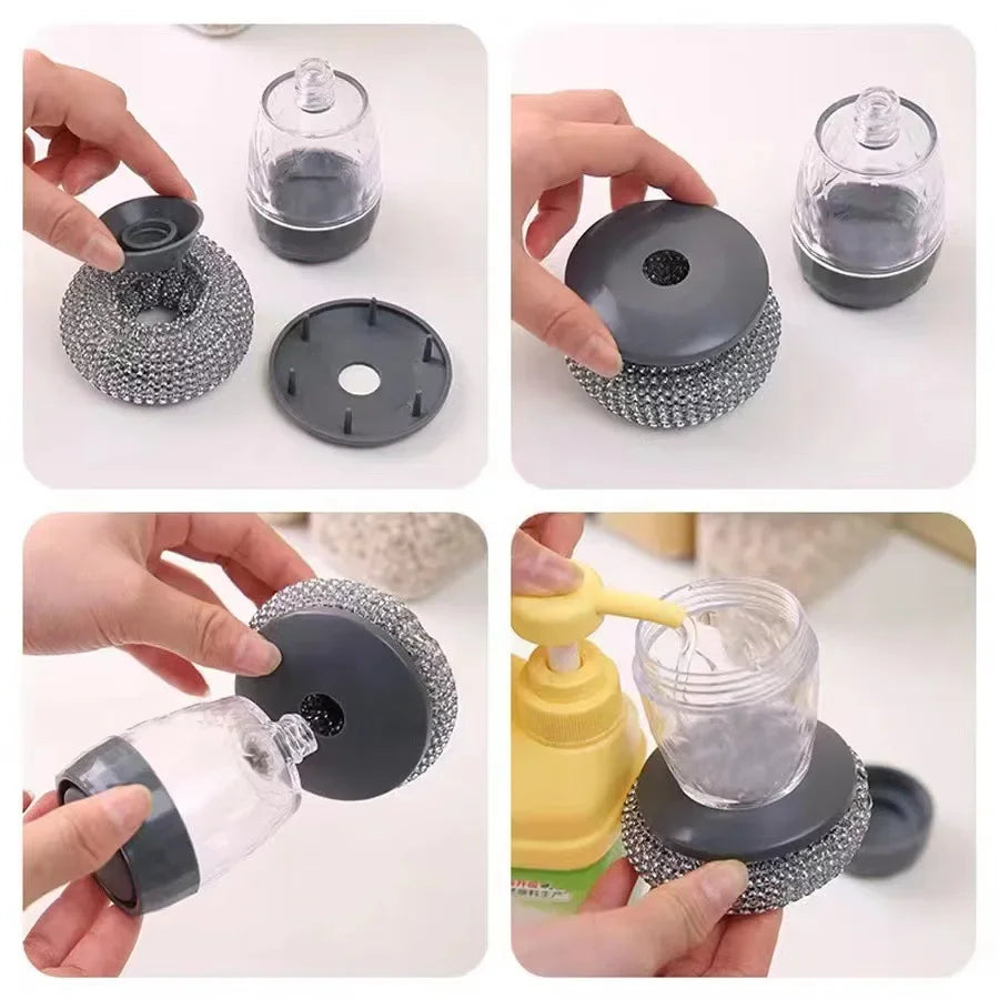 13/5/10 Pack Stainless Steel Scrubber Scrubbing Scouring Pad