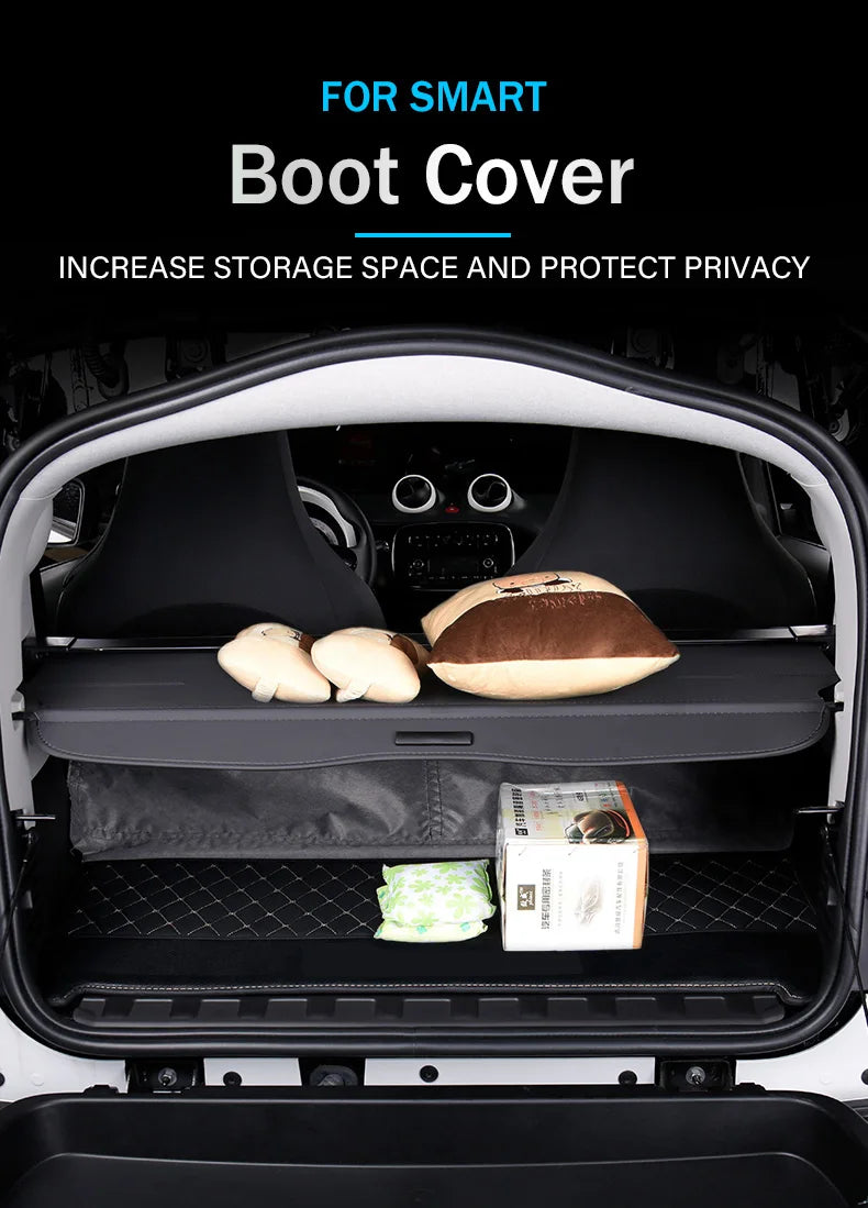 Trunk Curtain Cover Trunk Storage Bag Net Trunk