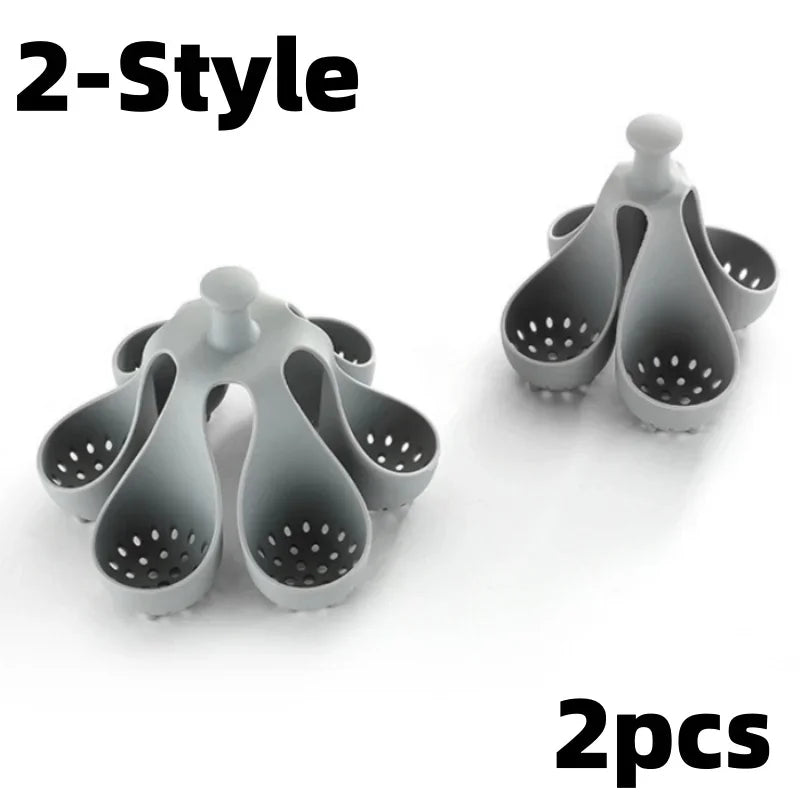 1/2pc Silicone Egg Boiler Rack 4/6 Hole Egg